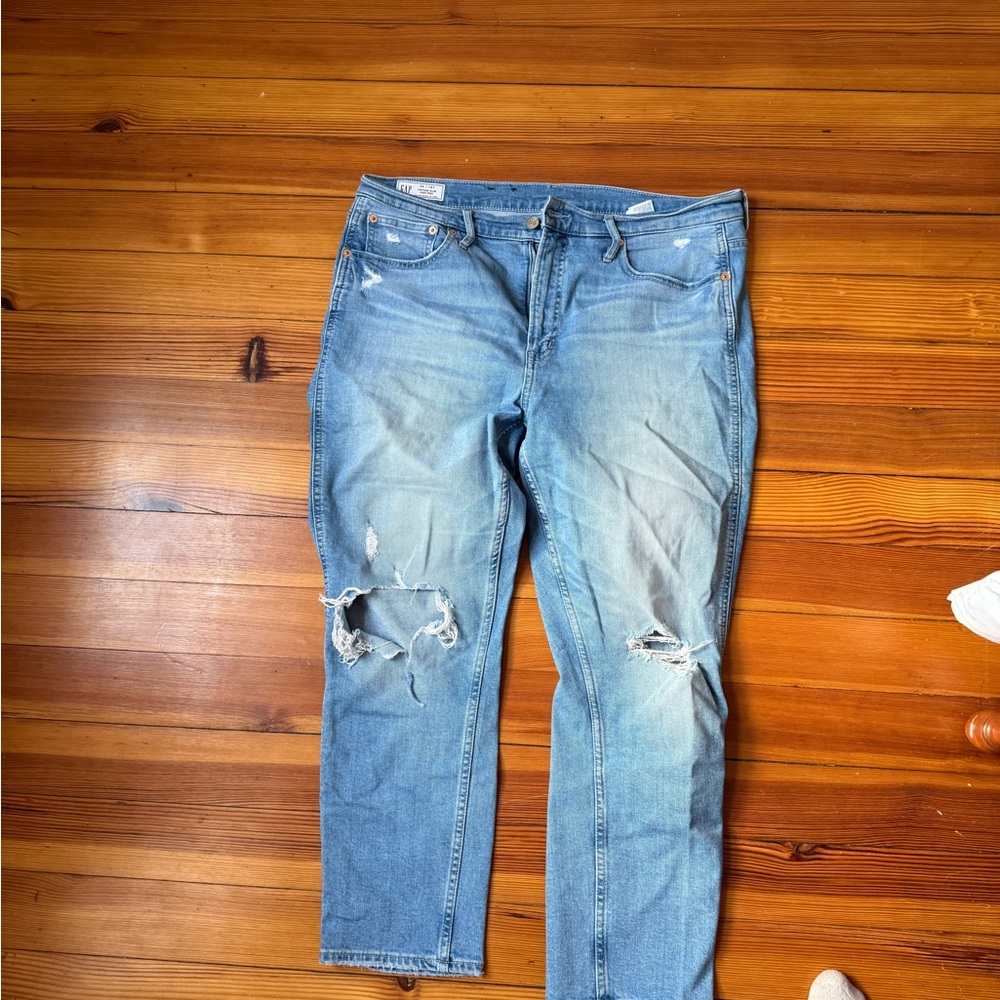 Women's Gap Blue Distressed Jeans